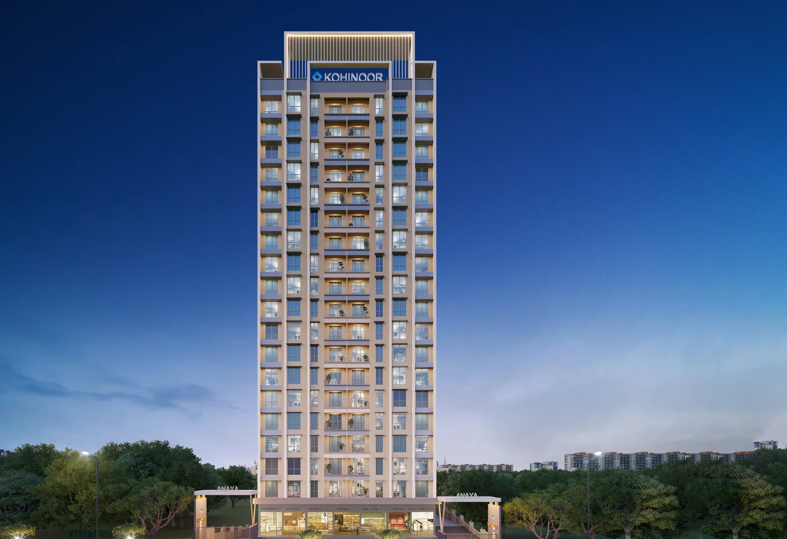 Kohinoor Anaya Vitthalwadi Elevation